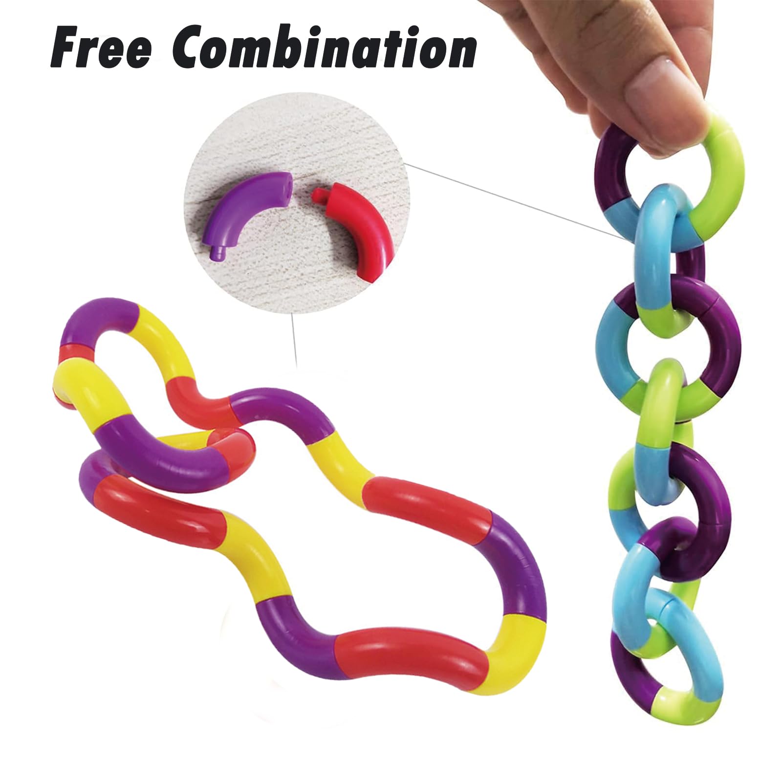 9 Pcs Fidget Toy, Colorful Variable Twisters Sensory Adhd Fidget Toys, Fidget Toy - Image 3