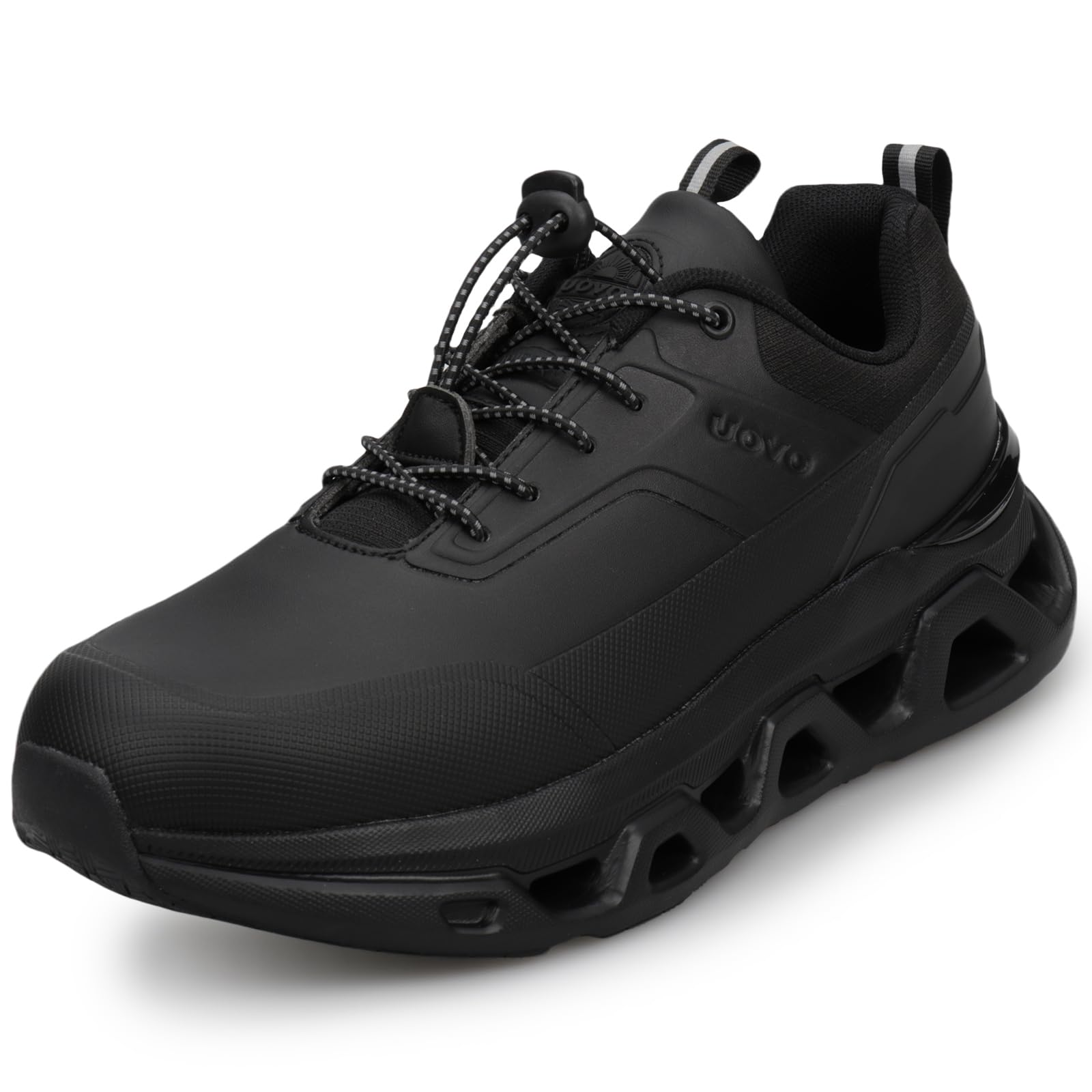 UOVO Boys School Shoes Uniform Black Dress Shoes for Kids
