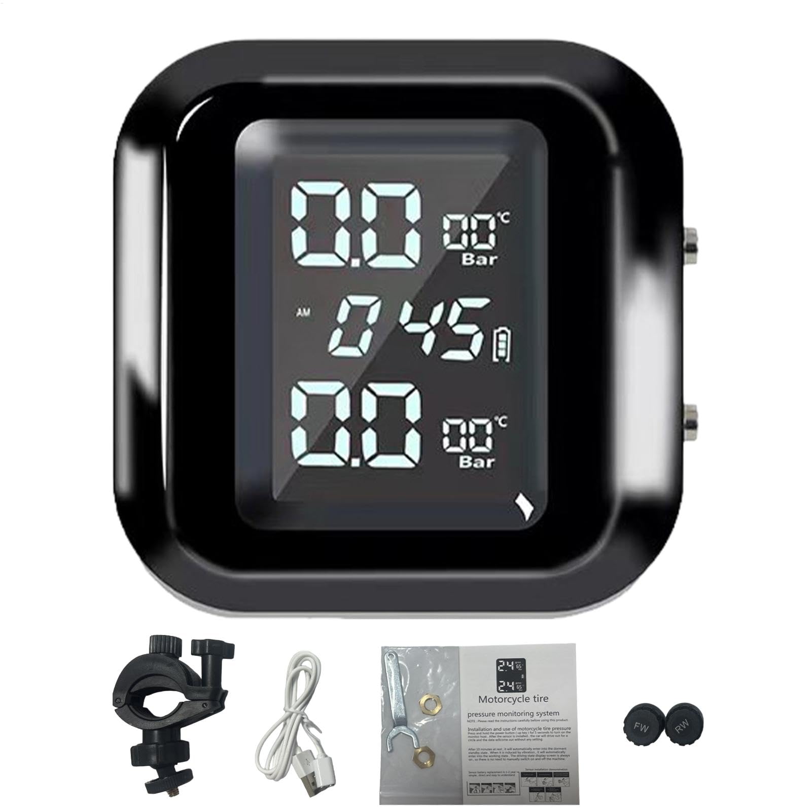 Bike - Monitor della pressione dei pneumatici per moto intelligente con