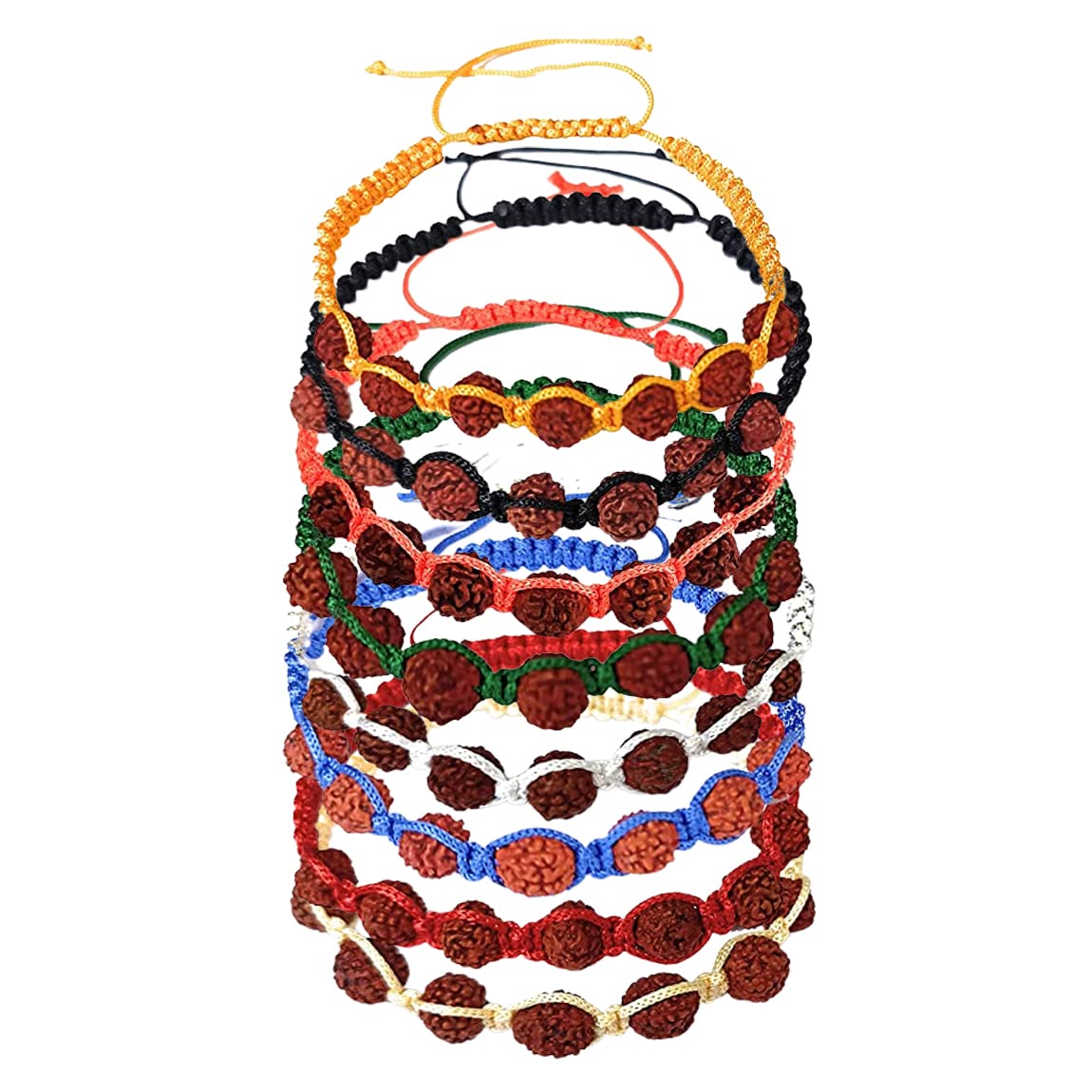 5 Mukhi 8mm Rudraksha Bracelet Set of 1 Pc (Thread Multi) (B0B7WYRWJ2) Amazon Price History, Amazon Price Tracker
