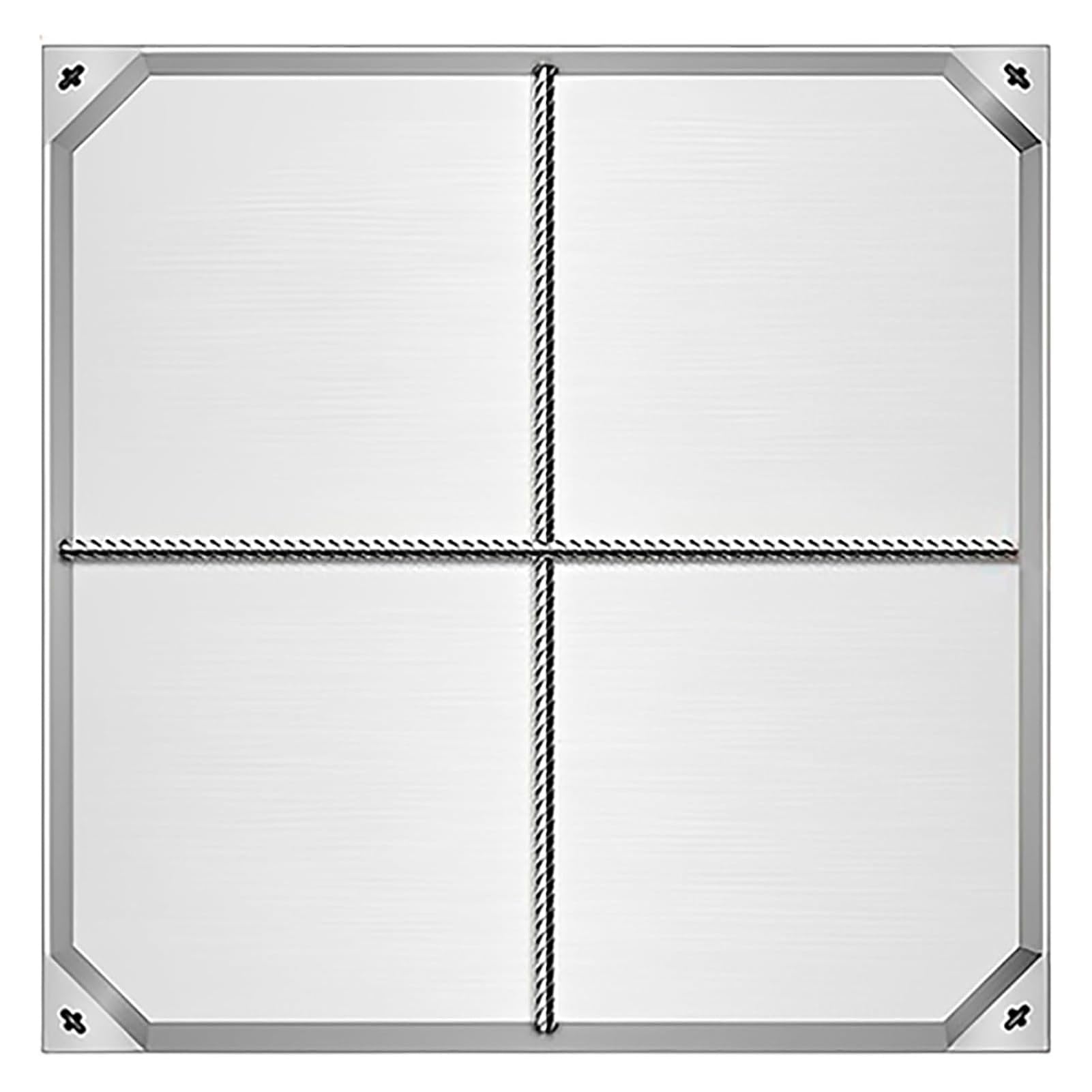 Couvercle d'accès aux égouts Robuste en Inox et Plaque de Regard de Drainage