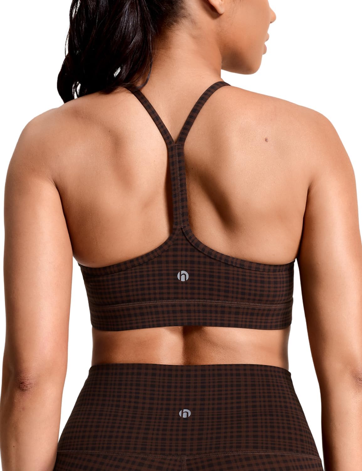 HeyNuts to Freest Womens Y Back Sports Bra, Spaghetti Strap Racerback Low Impact Workout Yoga Tops Padded A-C Cups *Updated