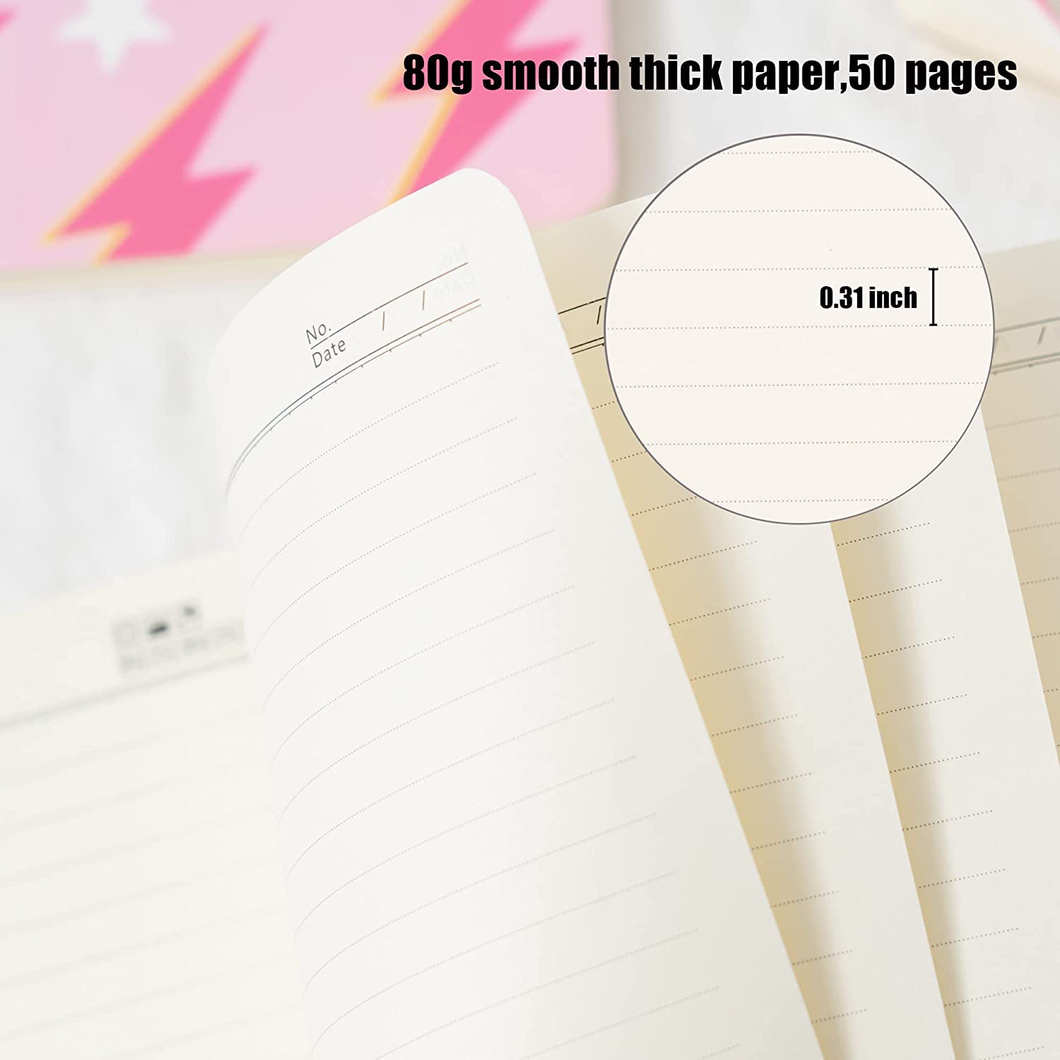 4 A5 Preppy Spiral Notebooks Y2K Travel Journal For Kids