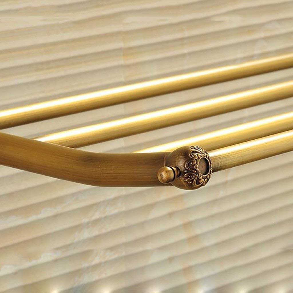 LYGXWJFC Portasciugamani, portasciugamani da Bagno in Stile retrò in Finto Bronzo portasciugamani da Bagno