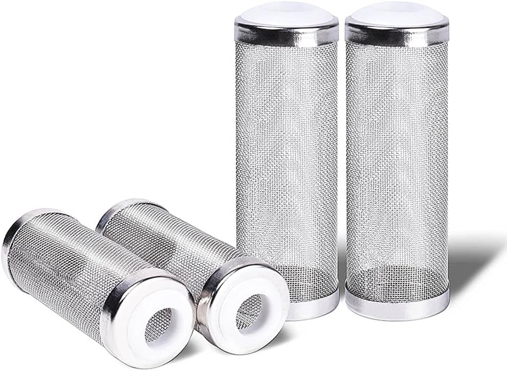 DELSEN 4 Pcs Aquarium Intake Strainer 16mm Fish Tank Mesh Filter Shrimp Guard Net Filter Guard