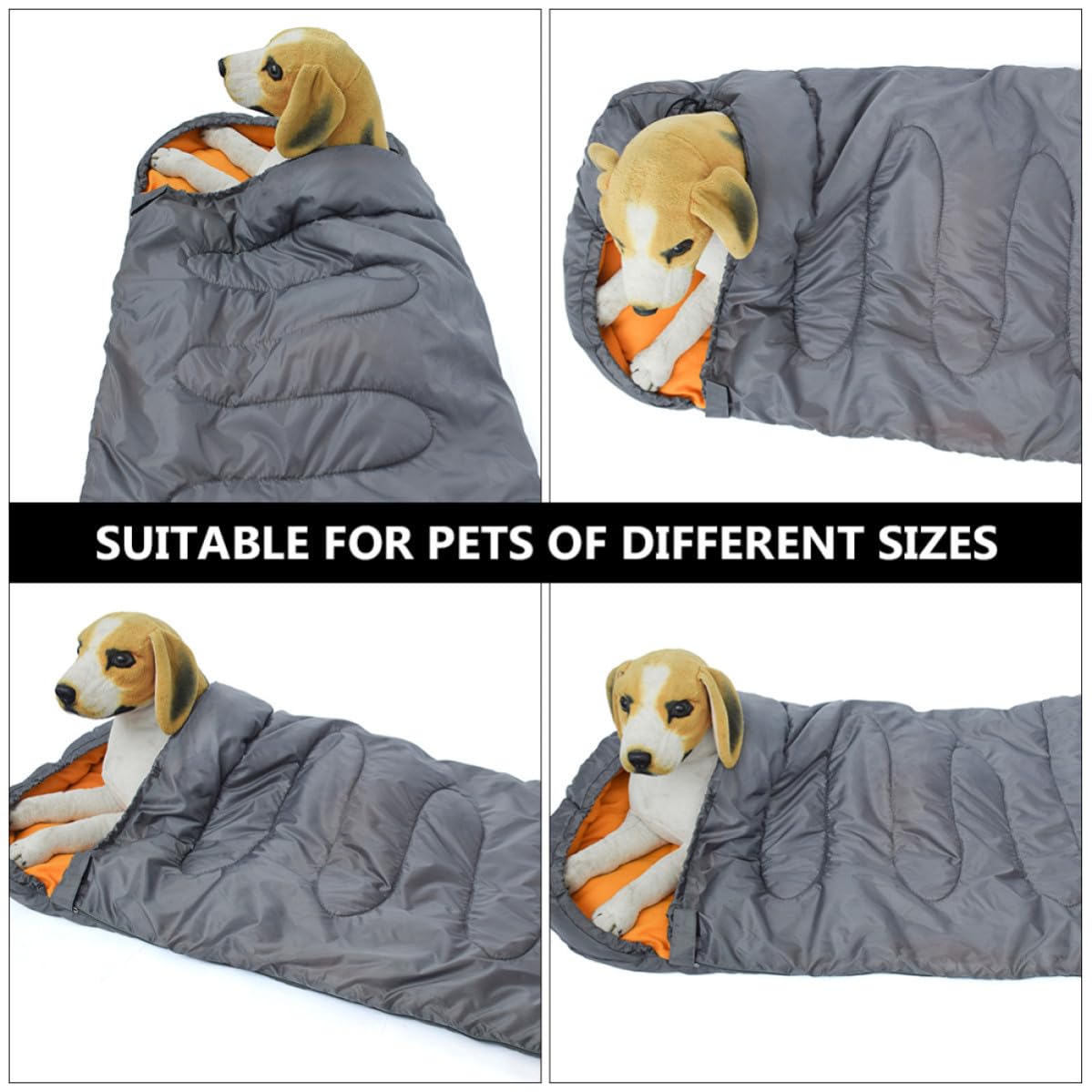 OUNONA Warmes Hundebett mit Polar Fleece Material Leicht Faltbar Wasserfest für Reisen und Indoor Haustierkomfort