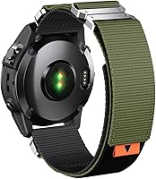 Vista 26 de Correa de repuesto para Fenix 7X/6X/5X Plus, 1.024 in QuickFit Nylon Watch Strap para Garmin Fenix 7X/6X Pro/5X Plus/Tactix 7 Delta/Enduro 2 bandas