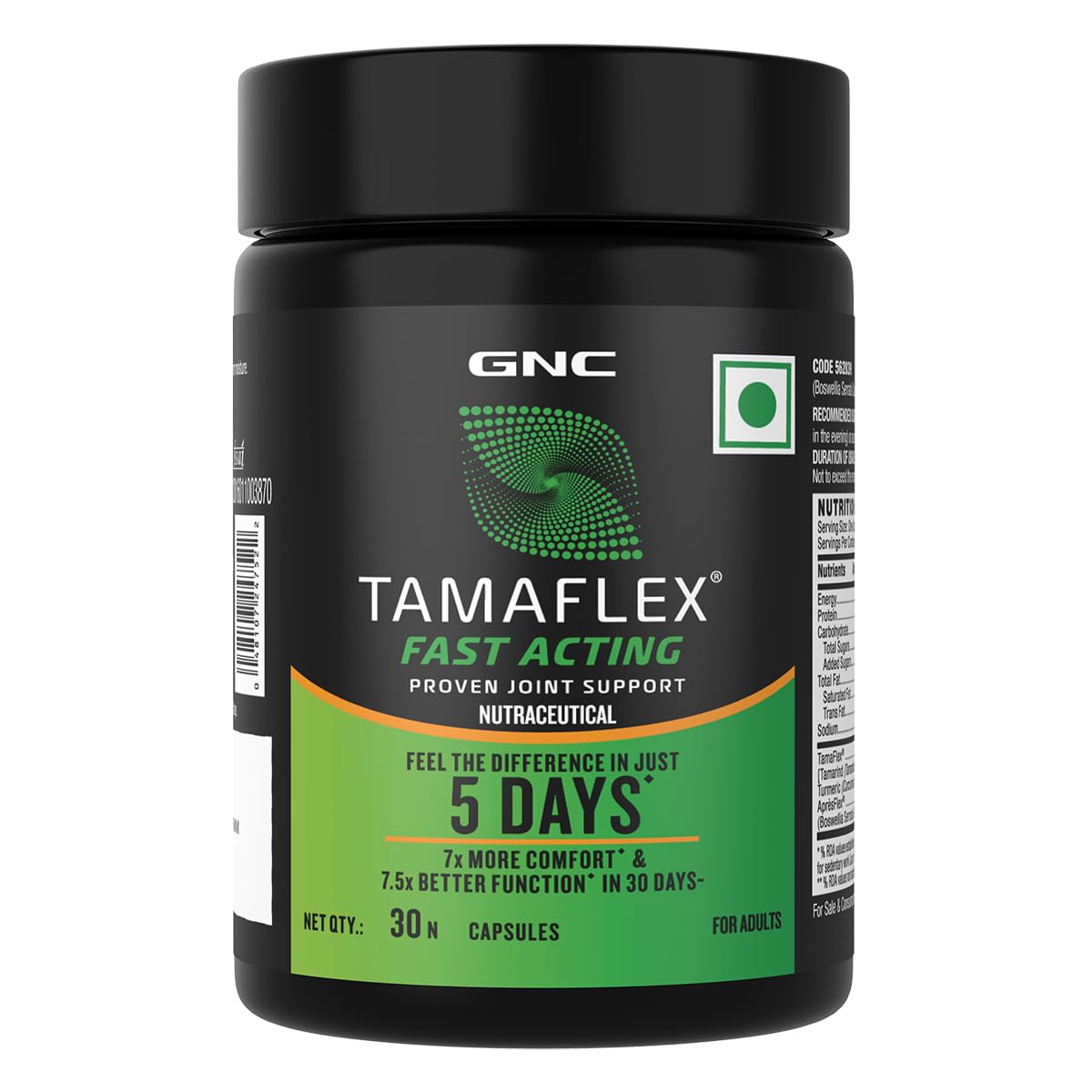 GNC TamaFlex Fast-Acting | Joint Comfort in 5 Days | Relives Pain | Improves Mobility | Reduces Stiffness | 100% Vegan Supplement - 30 Capsules (B0CPLSSV7H) Amazon Price History, Amazon Price Tracker
