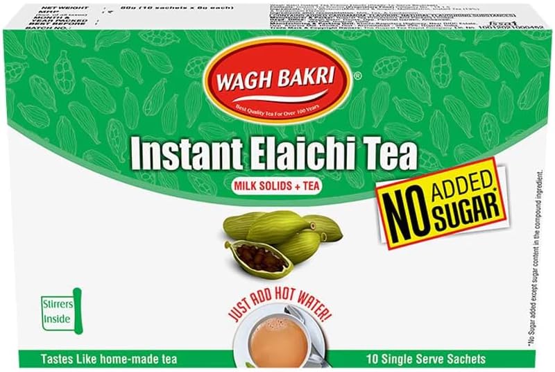 Wagh Bakri Elaichi Instant Tea Premix 80G