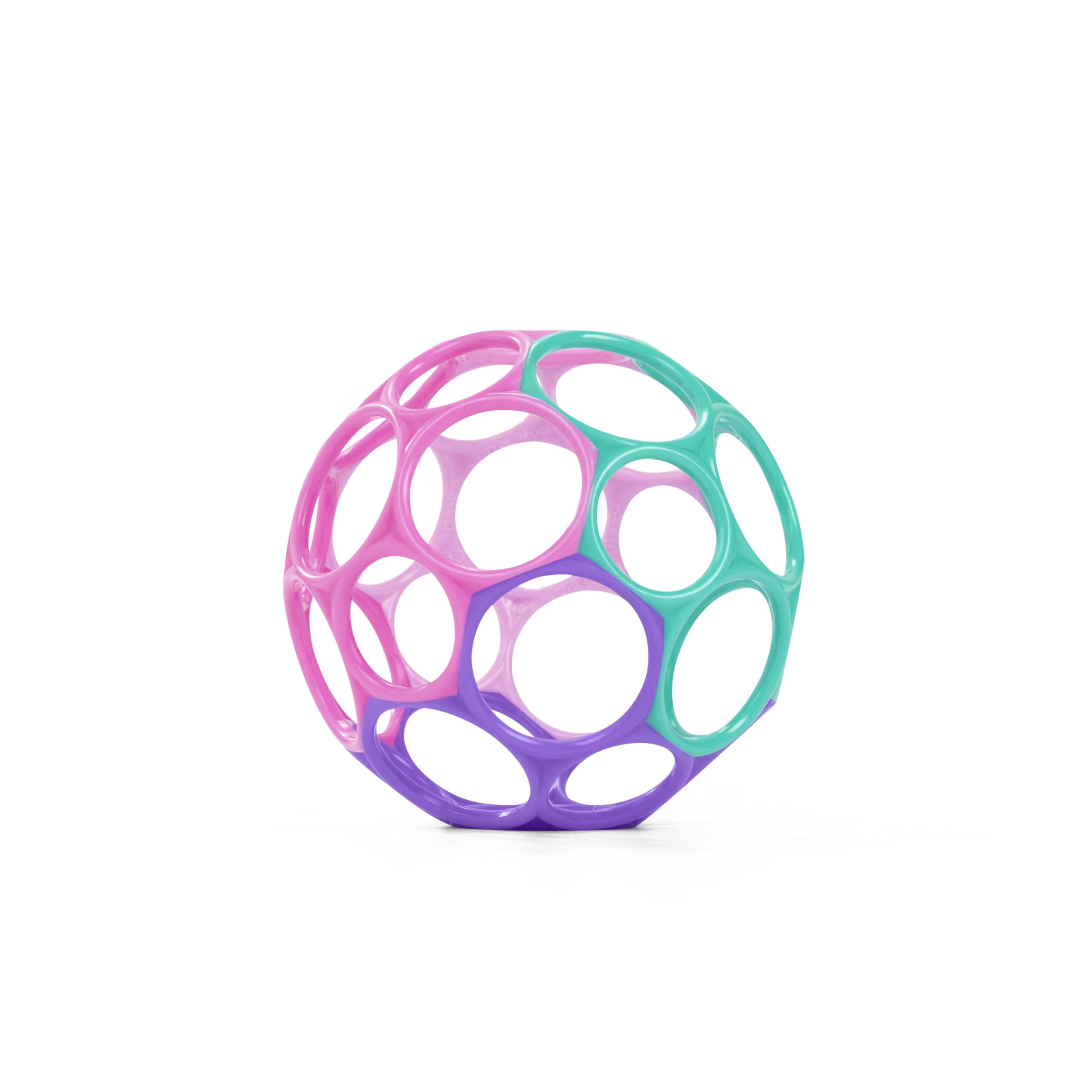 Bright Starts Delightful Duo 2-Pack Gift Set with Easy-Grasp Oball Rattles, Pink, Baby Toys for Newborn and Up - Image 4