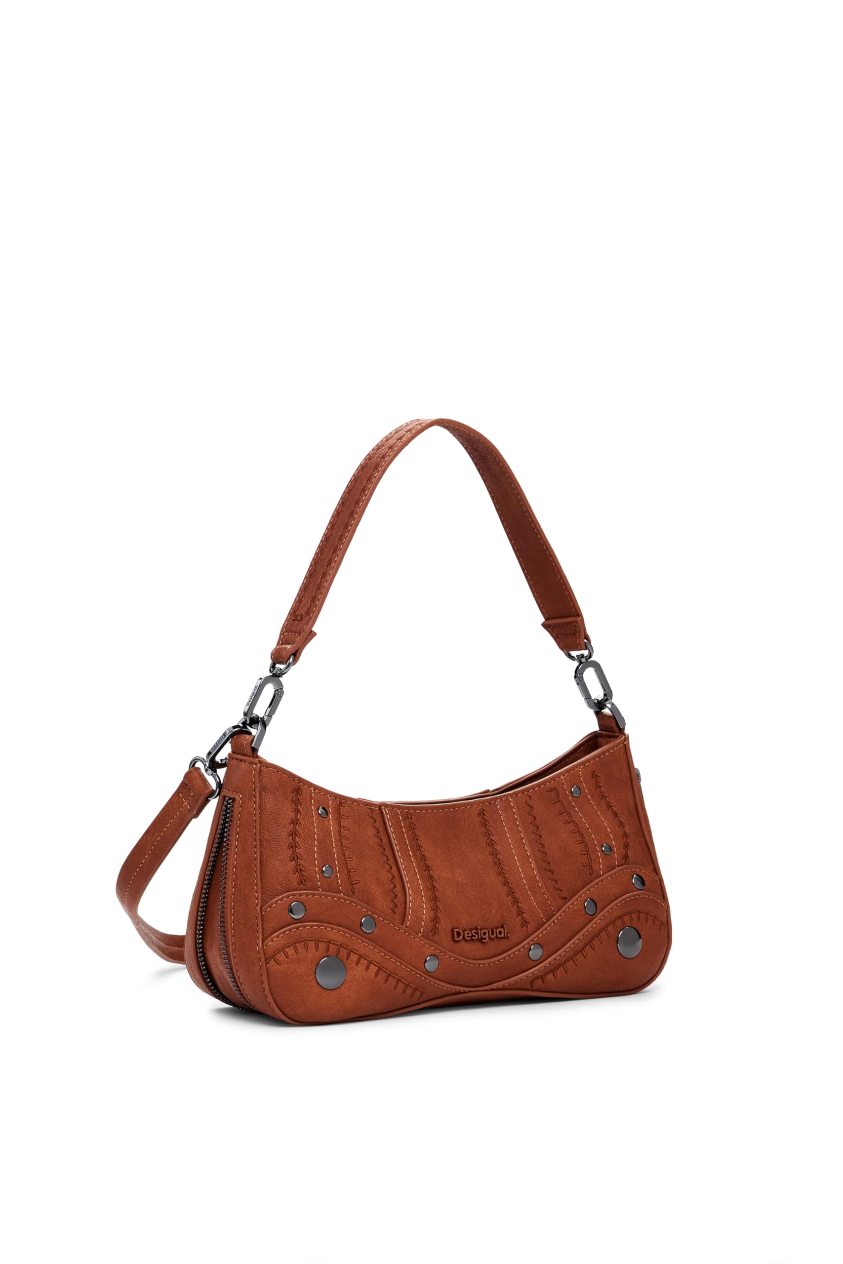 Desigual shoulder bag cross body bag Alsacia Embro Patch Crossbody Bag Camel brown