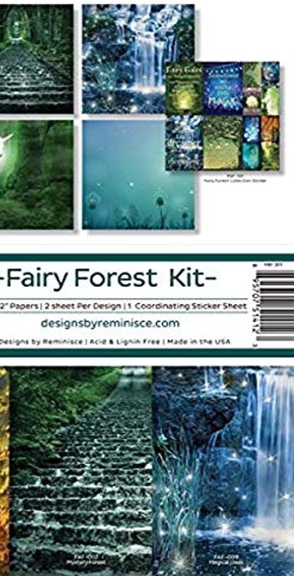 Reminisce FAF-201 Fairy Forest Scrapbook Collection Kit, 12x12 inches