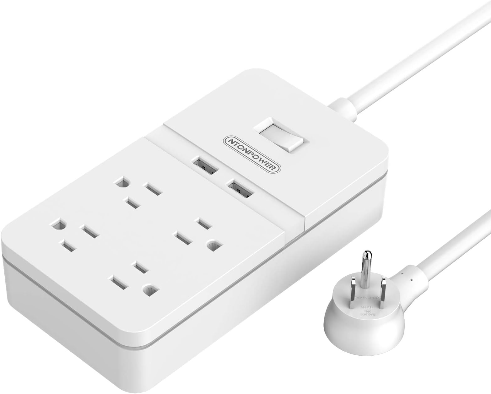Flat Plug Power Strip