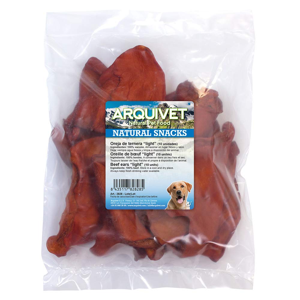 Arquivet Lot de 10 Snacks 100% naturels pour Chiens – friandises, récompenses, friandises, tendons déshydratés