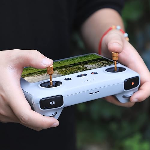 Miniatura 3 de FSIDIWT Palillos para mando a distancia DJI RC 2RC, palillos de control de aluminio de repuesto Joystick Thumb Rocker para DJI Mini 4 ProAir 3Mini 3