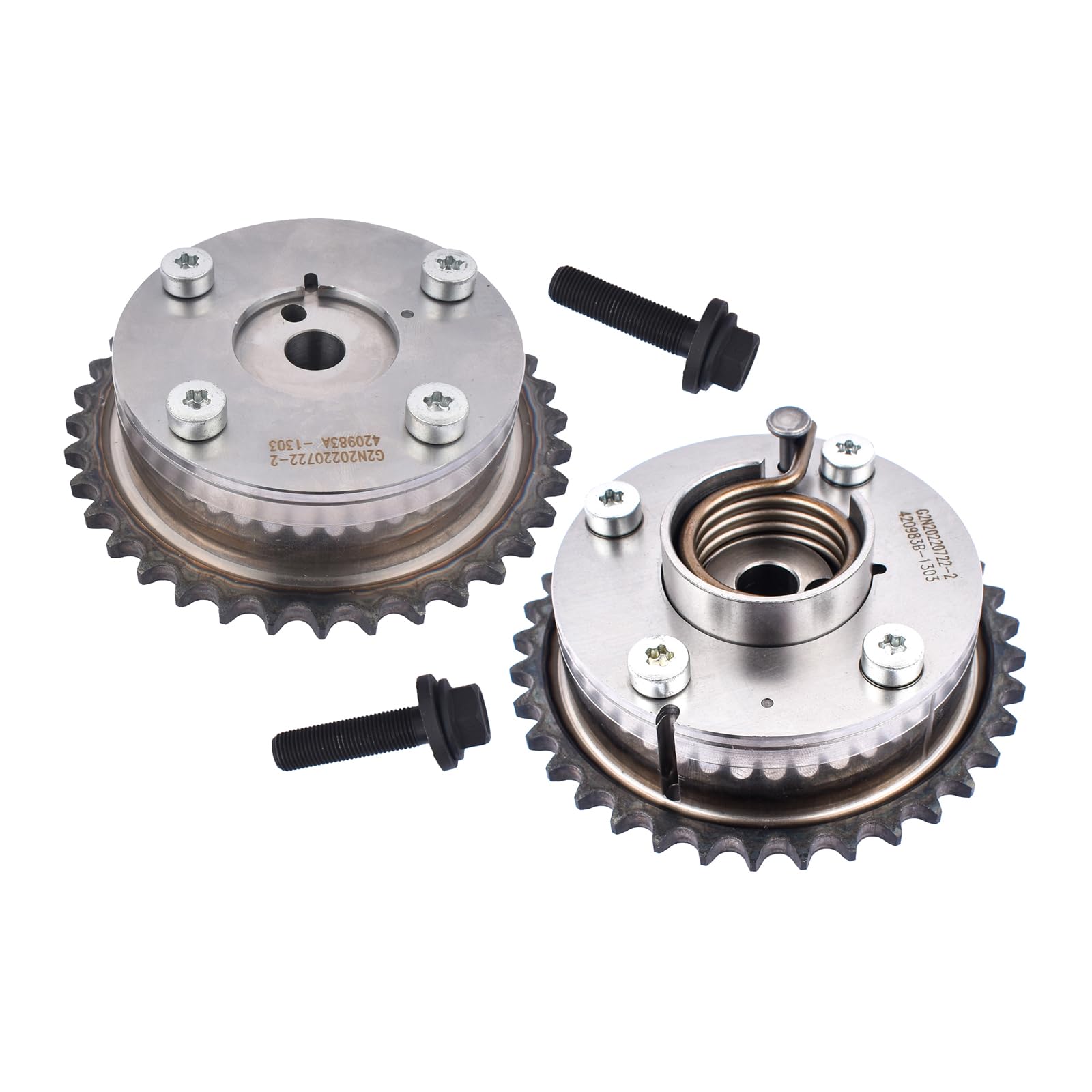 Flynsu Intake & Exhaust Camshaft Sprocket VVT Gear Replacement for 09-14 Toyota RAV4 Camry Highlander Sienna Avalon Venza 917-258, 917-259, 13050-0V011, 13050-36010, 13070-0V011, 13070-36010 : Automotive