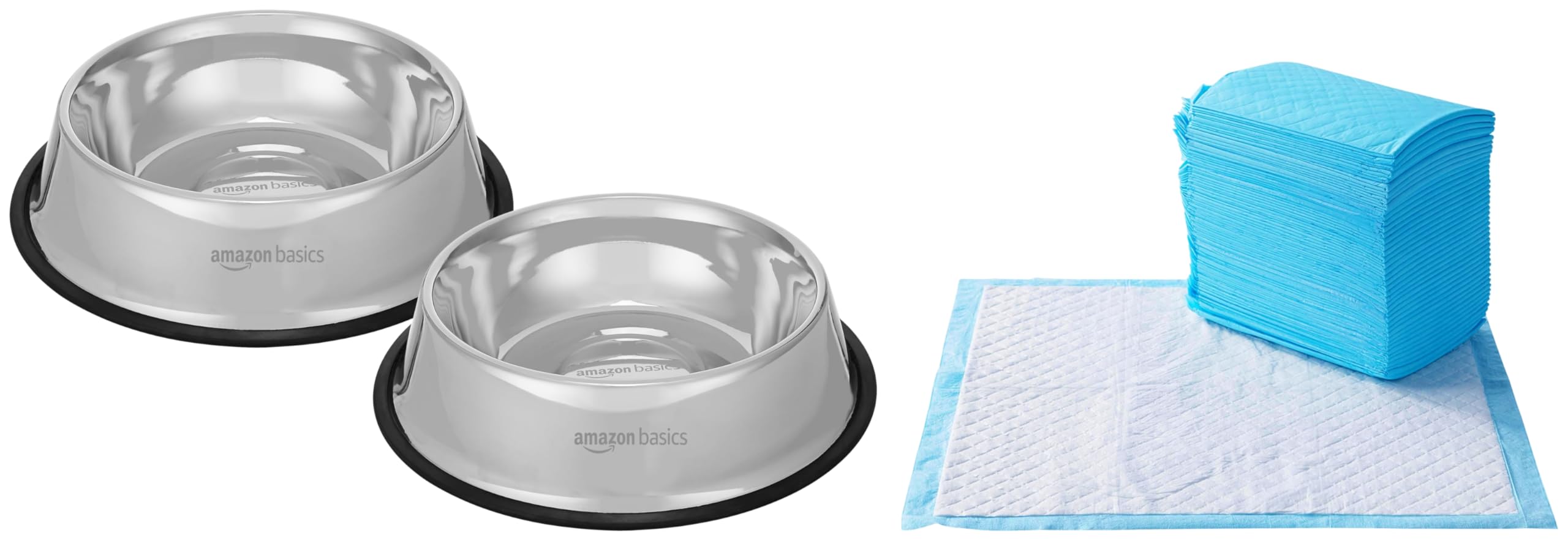 See full amazon price history chart for Amazon Basics Dog Pee Pads with Leak-Proof Quick-Dry Design for Potty Training, Heavy Duty Absorbency, Regular Size, 24 x 23 Inches - Pack of 80 & Stainless Steel Pet Feeding Bowl,1800ml,(Set of 2) Amazon Basics Dog Pee Pads with Leak-Proof Quick-Dry Design for Potty Training, Heavy Duty Absorbency, Regular Size, 24 x 23 Inches - Pack of 80 & Stainless Steel Pet Feeding Bowl,1800ml,(Set of 2) (B0D35HRWKZ) Amazon Price History, Amazon Price Tracker
