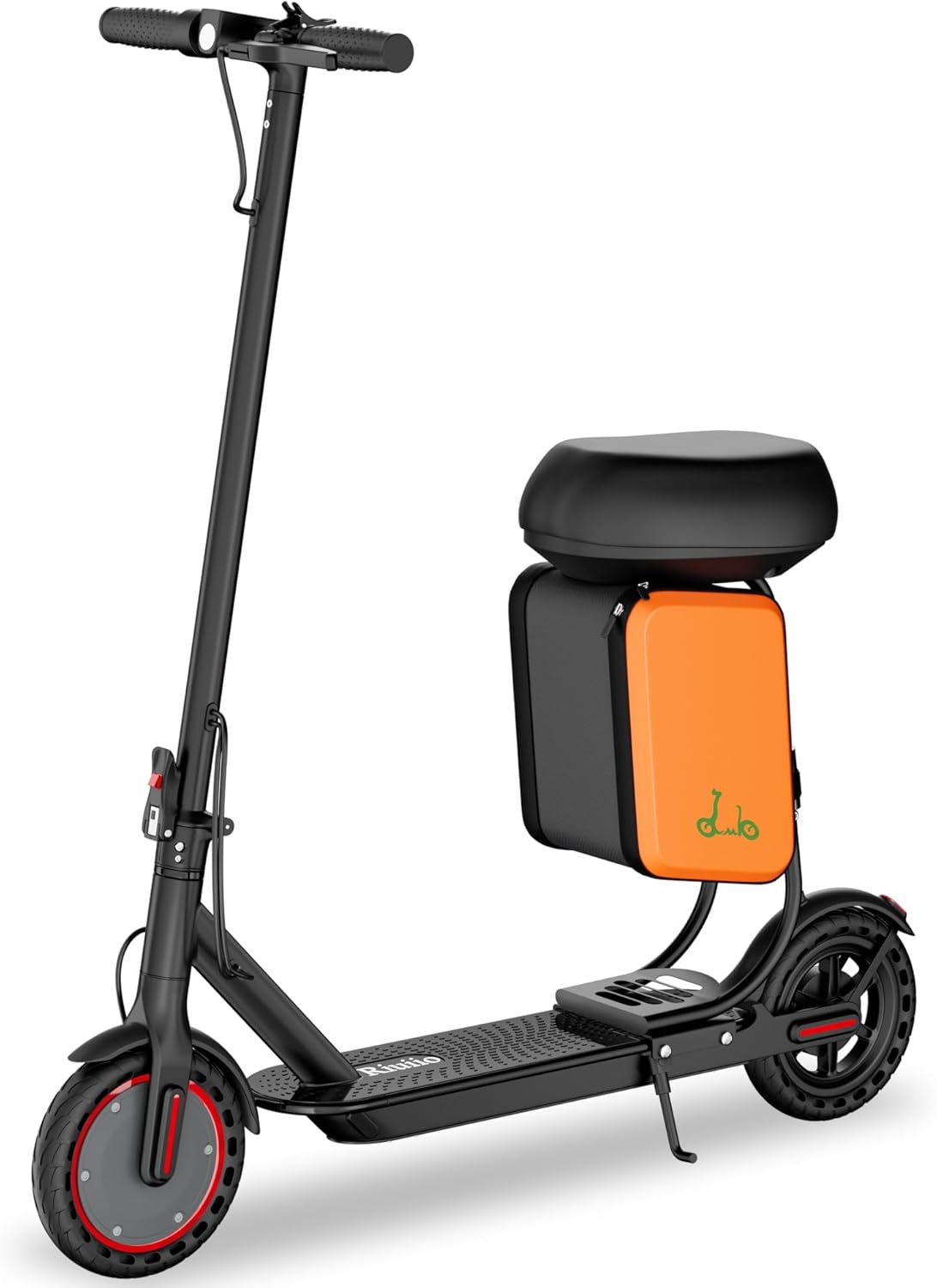 Electric Scooter with Seat for Adults - 19MPH & 21-Mile Range, 350W Motor, 8.5" Solid Tires with App Control & Dual Brake System - UL2272 Certified Folding Commuter E-Scooter for Adults product image