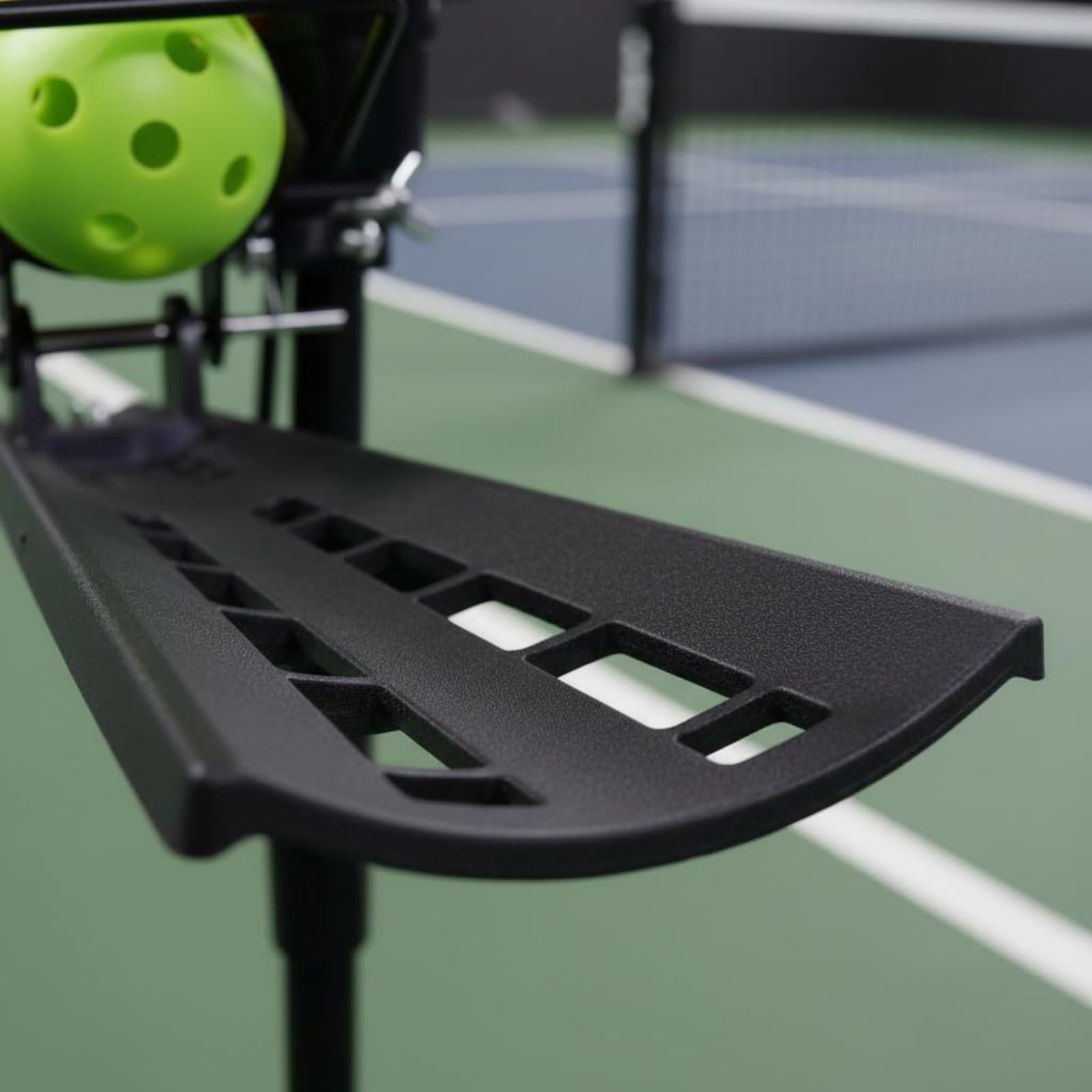 Lanciatore di Palle da Tennis Macchina Allenamento Dispensatore Automatico Apparecchio Regolabile con Alimentazione Continua per E Controllo su Varie