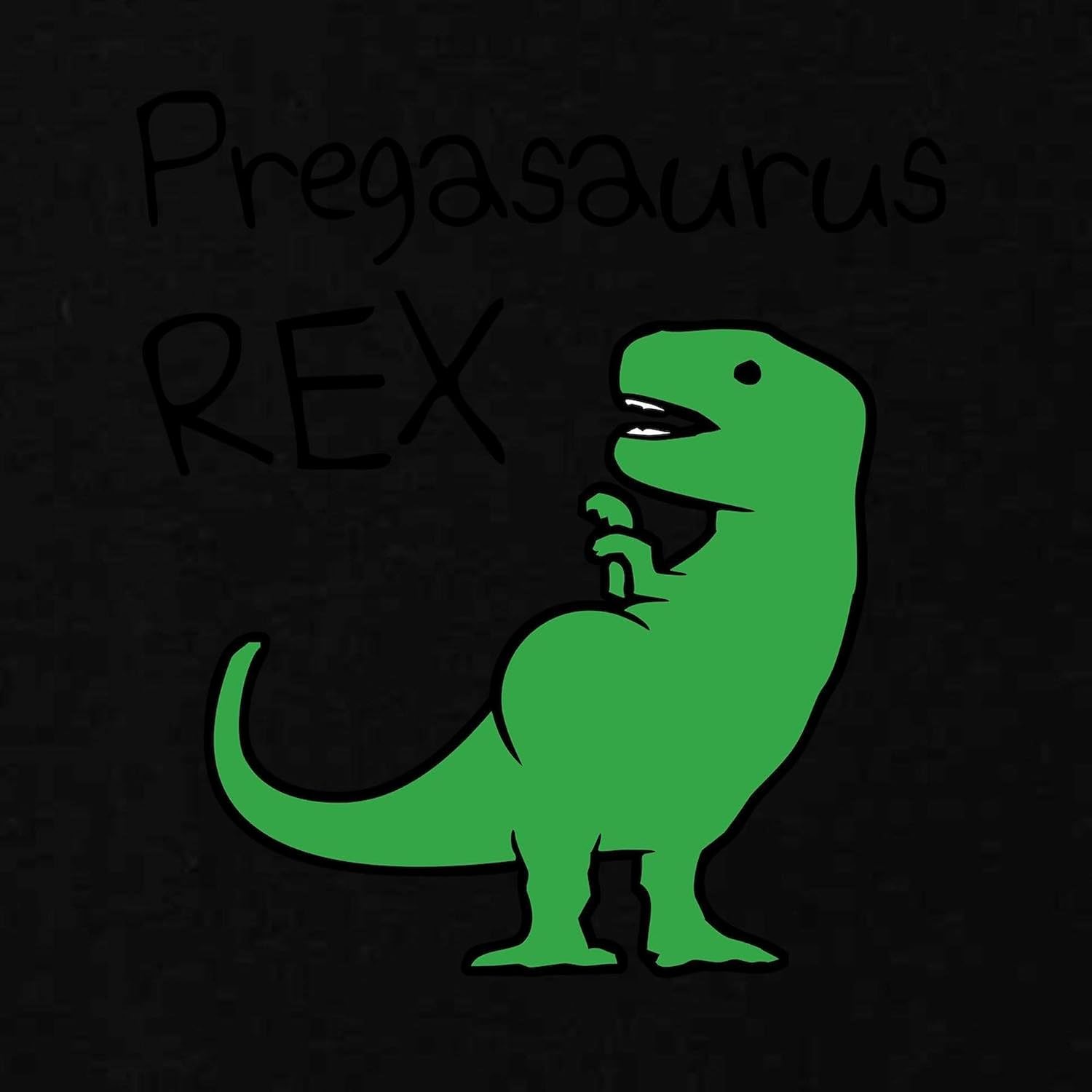 CafePress Pregasaurus Rex Maternity T Shirt Women's Maternity Ruched Side T-Shirt
