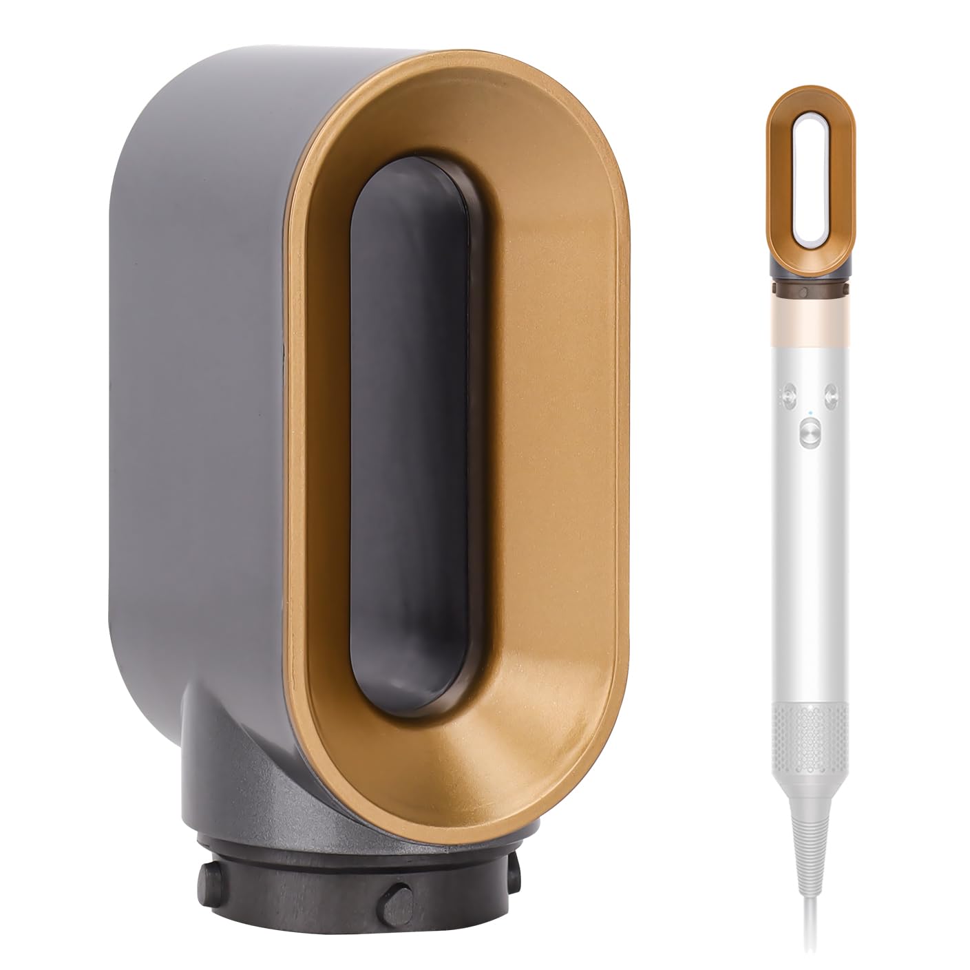 Pre-Styling Dryer Attachment Nozzle Replacement: Hair Styler Nozzle Replacement for Dyson Airwrap HS01 HS05 Accessories, Part No. 969759-01(Gold)-image-47
