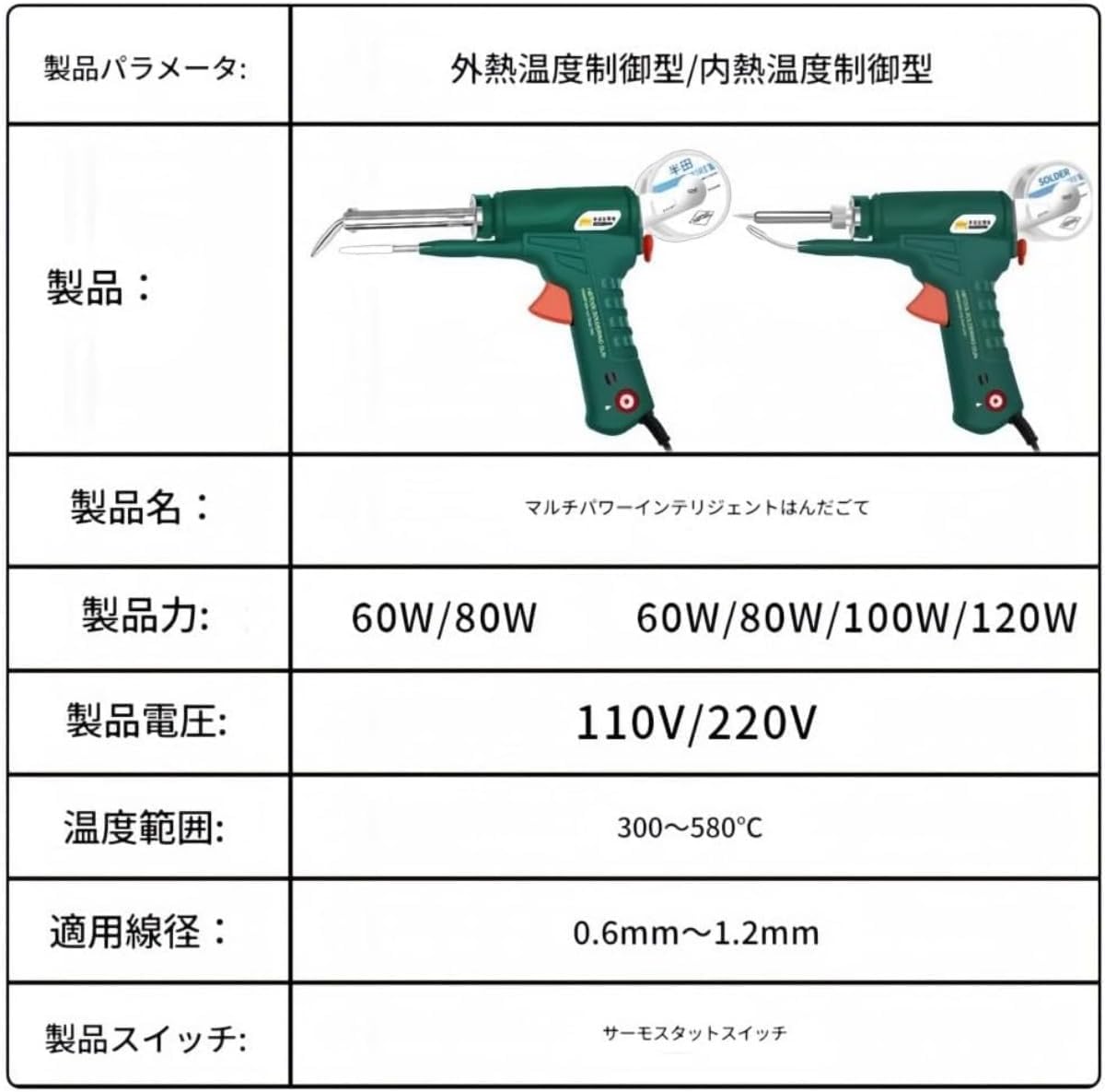 HACYURI 【チャイペンツールセット】 工業用60W多機能レーザー溶接はんだごてセット、DIY家庭用ツール、錫線+ピンセット+吸引器+はんだペースト付き (