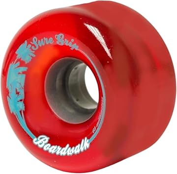 Sure-Grip Boardwalk Outdoor Roller Skates Wheels | Made with Urethane & 65mm Diameter | Suitable for Complete Wheels Replacement Made in USA Set of 8 Wheels