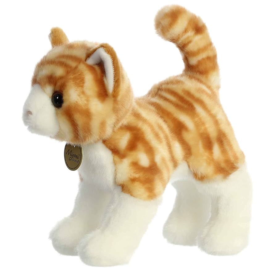リアルな猫のぬいぐるみ 希少品 aurora ３体セット バラ売り不可 Amazon.co.jp: Aurora® リアルなミヨニ® オレンジトラ猫