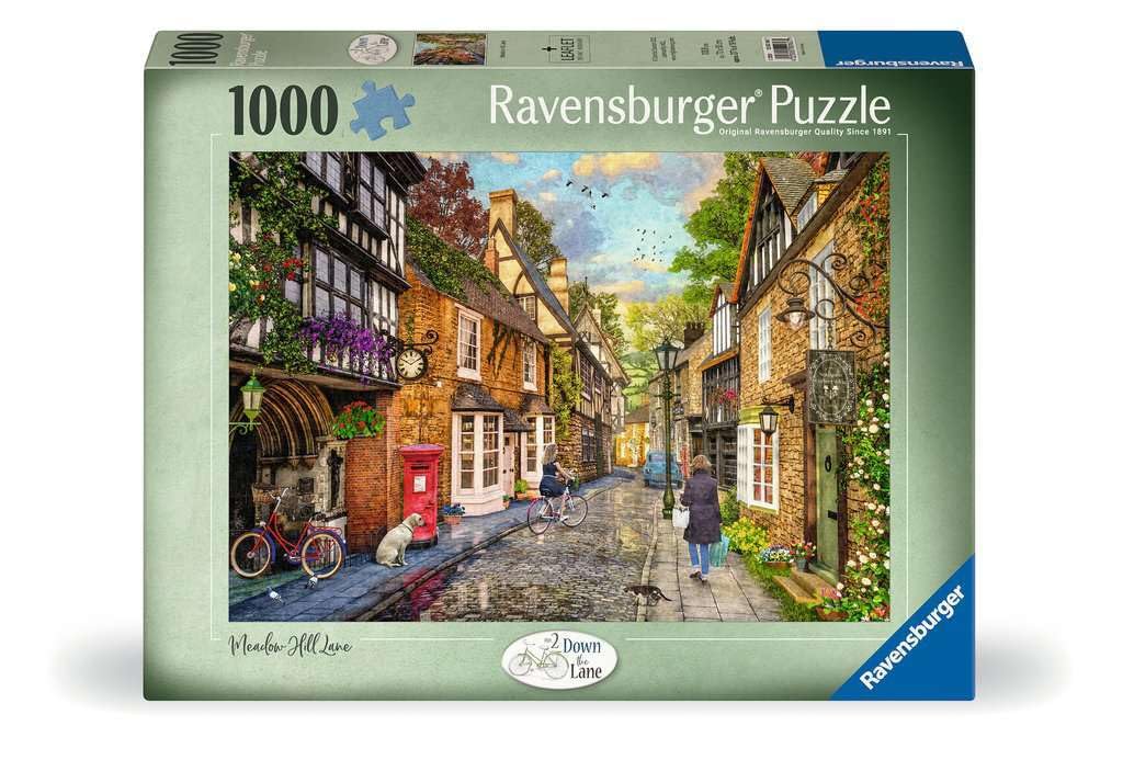 Ravensburger Down the Lane No.2 Meadow Hill Lane Jigsaw Puzzle (1000 Pieces)