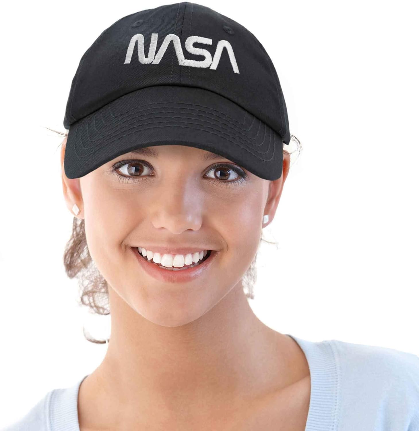 DALIX NASA Embroidered Mens Womens Cotton Dad Hat Baseball Cap Adjustable