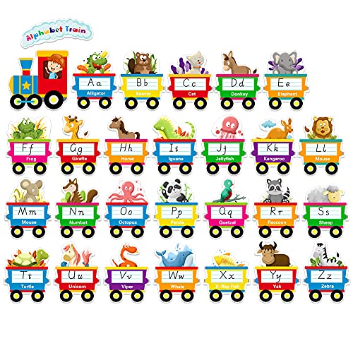 FLYAB Alphabet Line for Classroom Wall 28pcs Classroom Alphabet Wall Letters Alphabet Letters For Classroom Nursery Playroom Bedroom Toddler Kids Room Classroom Decorations