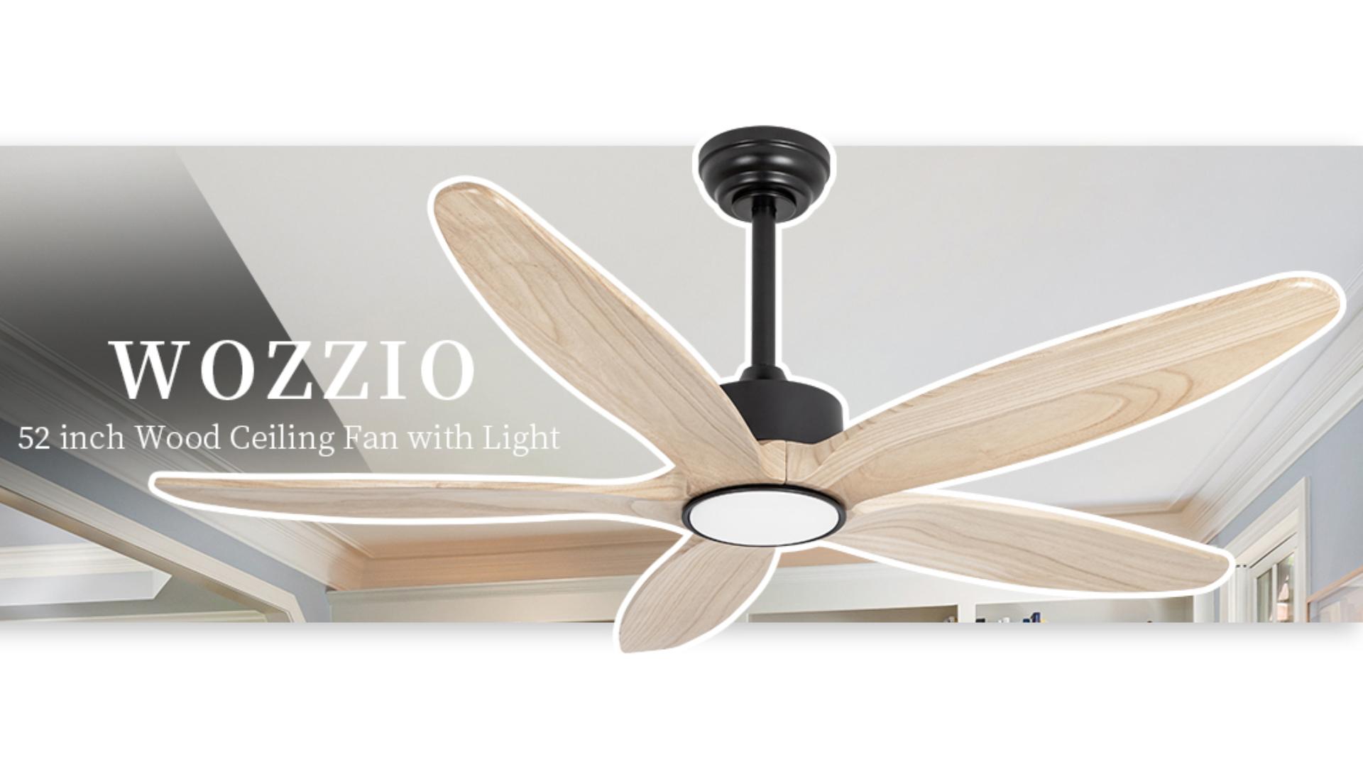 【5/5のみ価格】FANCL トイロシリーズ　5点セット Amazon.com: Wozzio 5 Wood Blades Ceiling Fan with Light and Remote