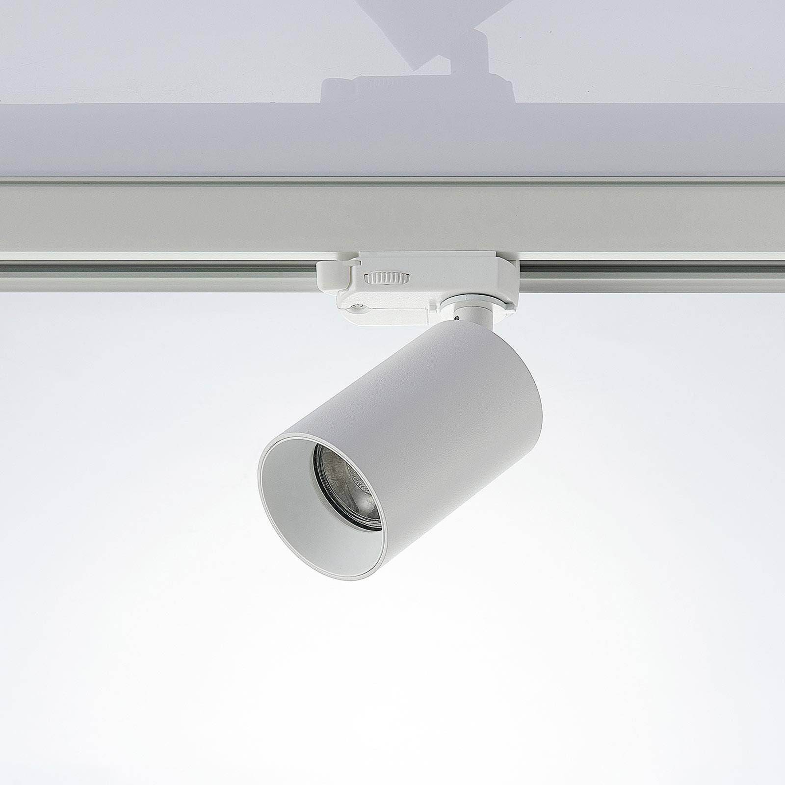 Arcchio Stromschienenstrahler Brinja (Modern) in Weiß aus Aluminium (1 flammig, GU10) Flurleuchte