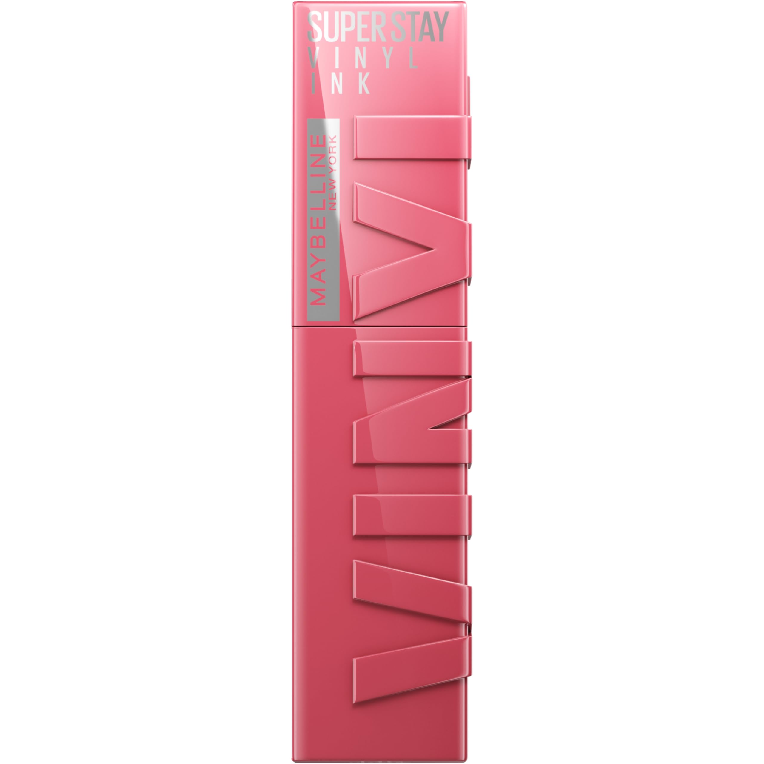 Maybelline New-York - Pomadka w płynie - Efekt błyszczącego winylu - Długotrwała - SuperStay Vinyl Ink Pink - Odcień : Rogue (145)