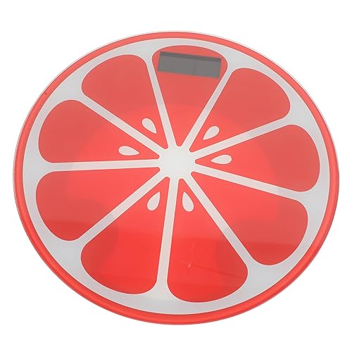 NOLITOY Báscula de peso digital portátil pequeña báscula de viaje con superficie templada resistente a los arañazos, pantalla de fácil lectura para