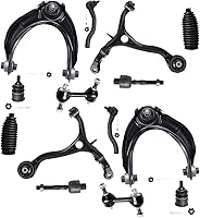 Vista 147 de Detroit Axle - Kit de suspensión frontal de 15 piezas para Jeep Grand Cherokee 99-04 1999 2000 2001 2002 2003 2004, brazos de control superior e