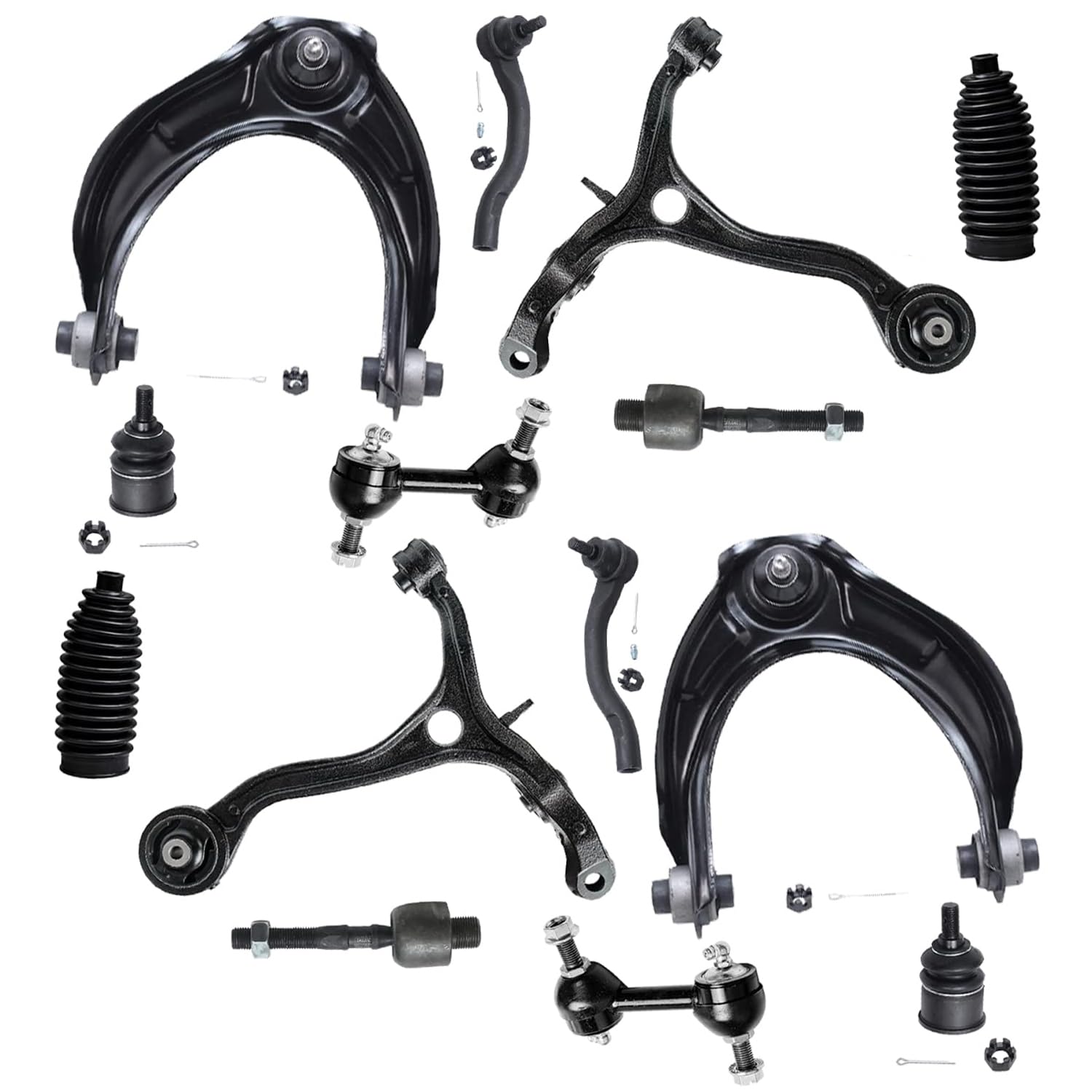 Detroit Axle - Front End 14pc Suspension Kit for 08-12 Honda Accord