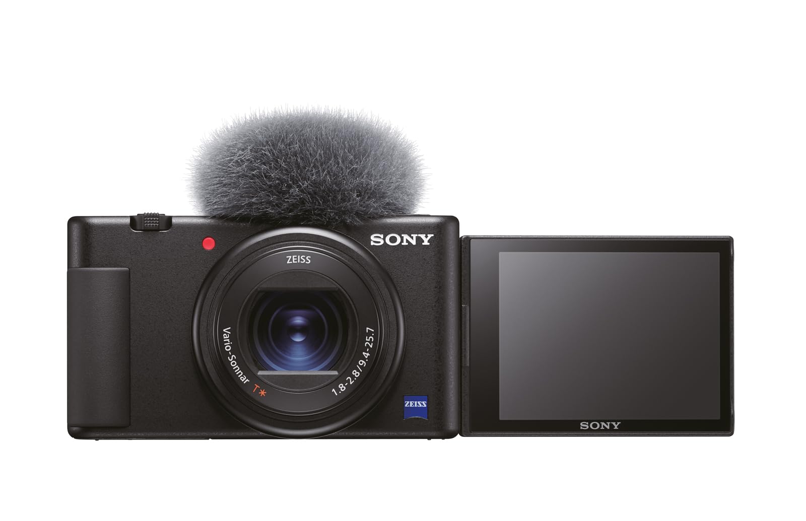 Sony ZV-1 – 24-70mm f/1.8-2.8 Zoom Grandangolare (Sensore da 1.0", Schermo LCD Direzionabile, Video 4K, E-Mount Non Applicabile, Ideale per Vlogging, Compatibile con Accessori Sony ZV)