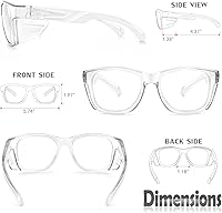 Vista 33 de UKNOW Safety Glasses - Anti Fog Lenses - Eye Protection with Side Shields - ANSI Z87.1 Protective Eyewear - UV Protection