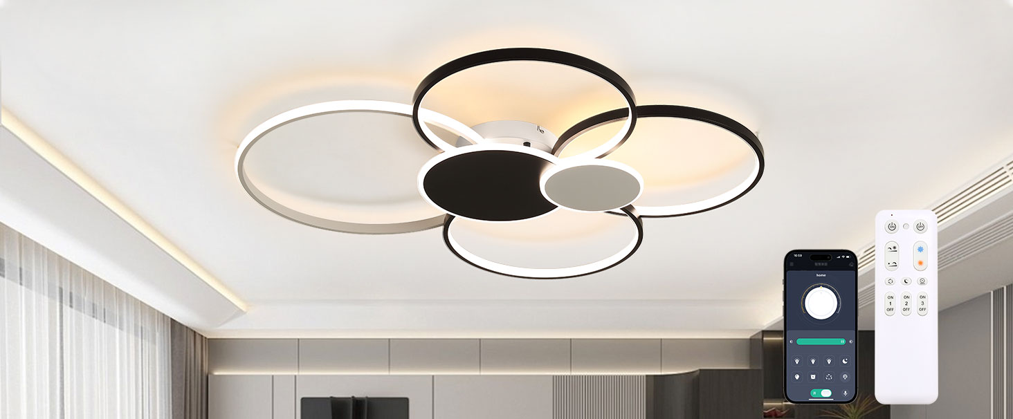Vind led plafondlamp met afstandsbediening op - april 2026
