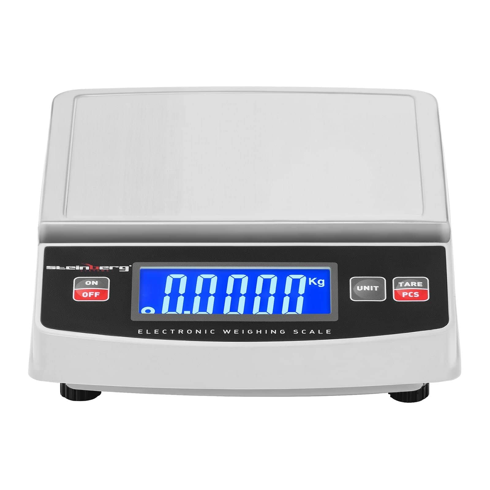 Steinberg Systems Balance De Table Électronique Professionnelle SBS-TW-3000 (2 g à 3000 g, ±0,5 g, Écran LCD, Unités kg/g/lb/oz, Plateau 14,8 x 15,2 cm)