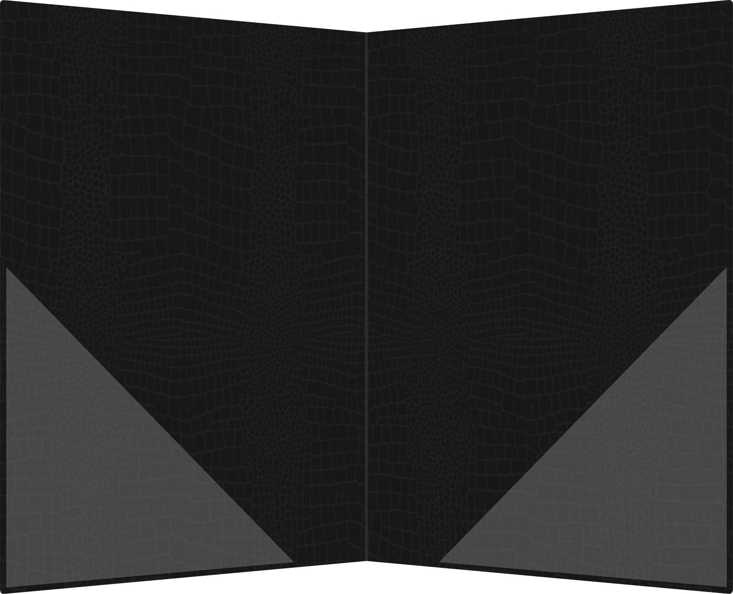 Cartellina Portadocumenti Grace Carbon Black - Con 2 Tasche Trasparenti Per DIN A4