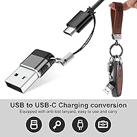 Vista 6 de USB to USB C Adapter,USBA to USBC Adapter,Type C Female to USB A Male Adaptor,USB-A Adapters,USBC Converter for iPhone 16 15 Multi