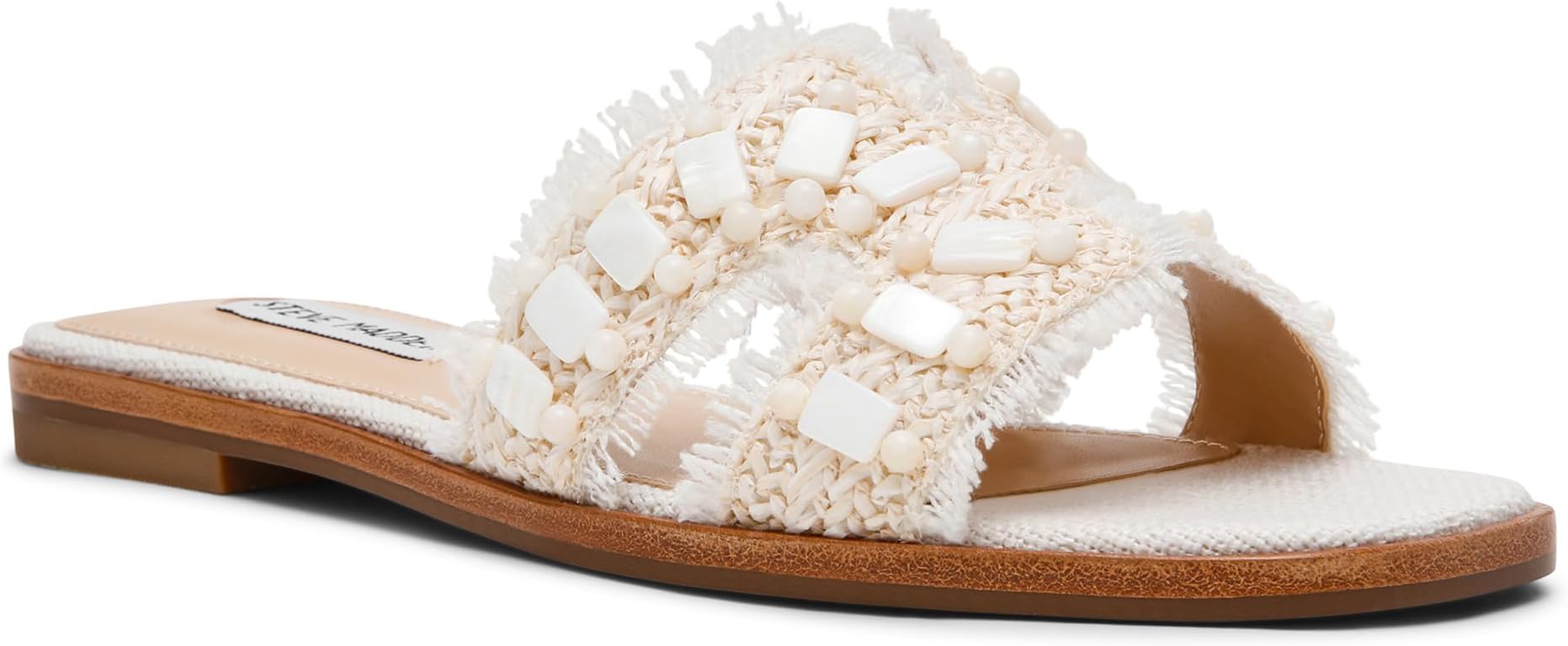 Women's Hadyn Bone Raffia Shell 6 Medium