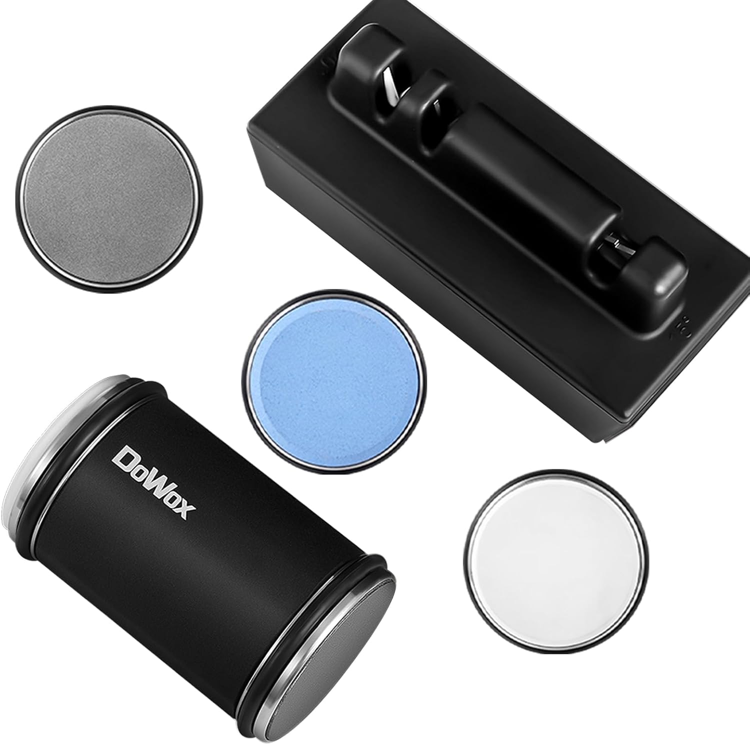 DOWOX Rolling Knife Sharpener with 3PCS Replaceable Honing