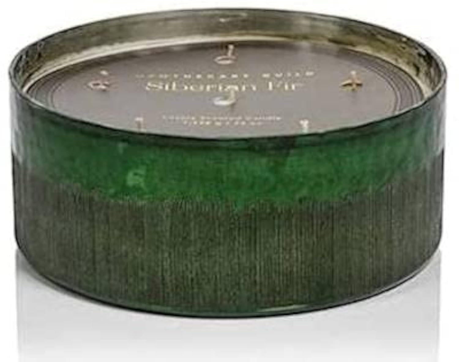 Zodax Siberian FIR Antique Green 6-Wick 44 oz Scented Jar Candle