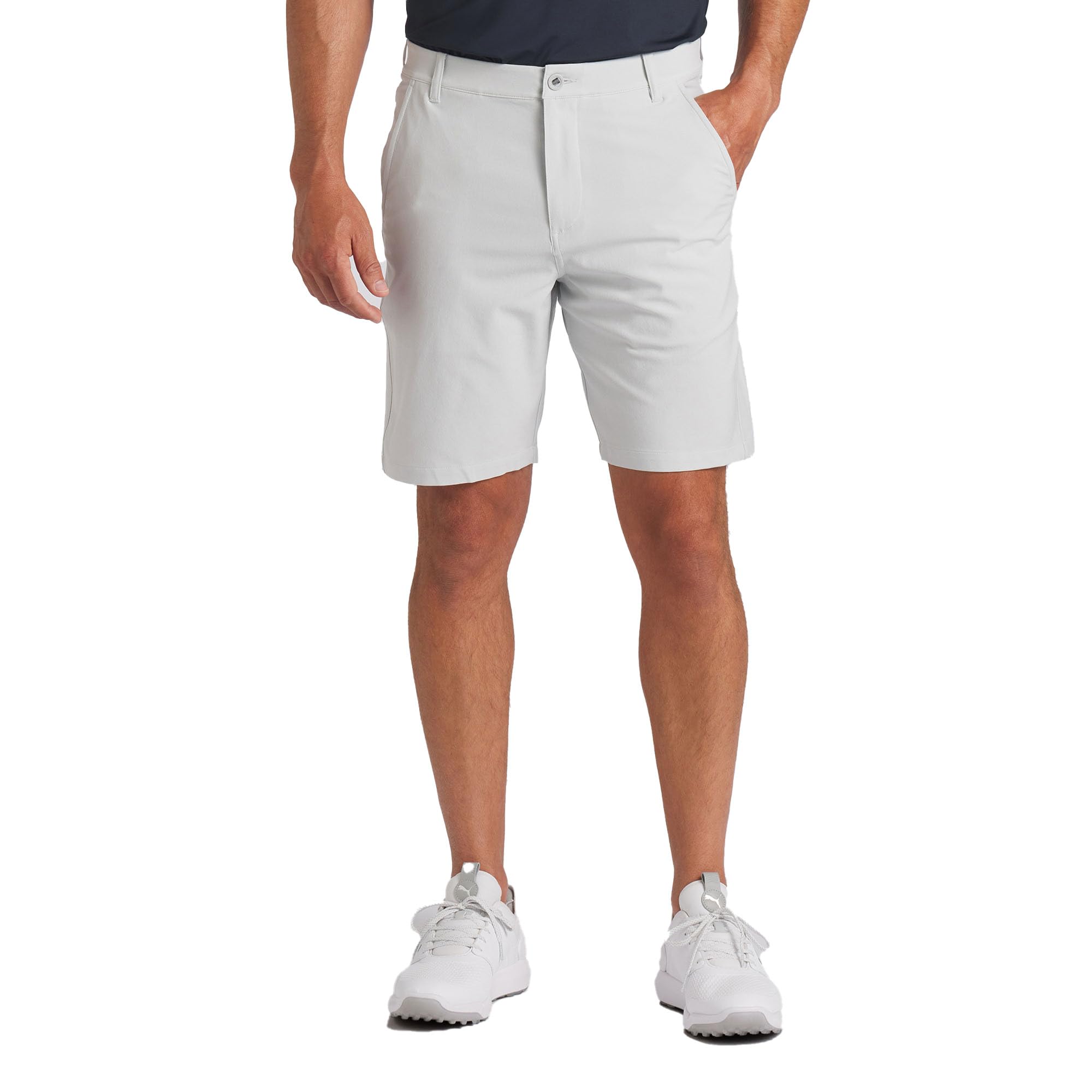 Puma Mens 101 Solid Short 9, Ash Gray, 34W x 9L