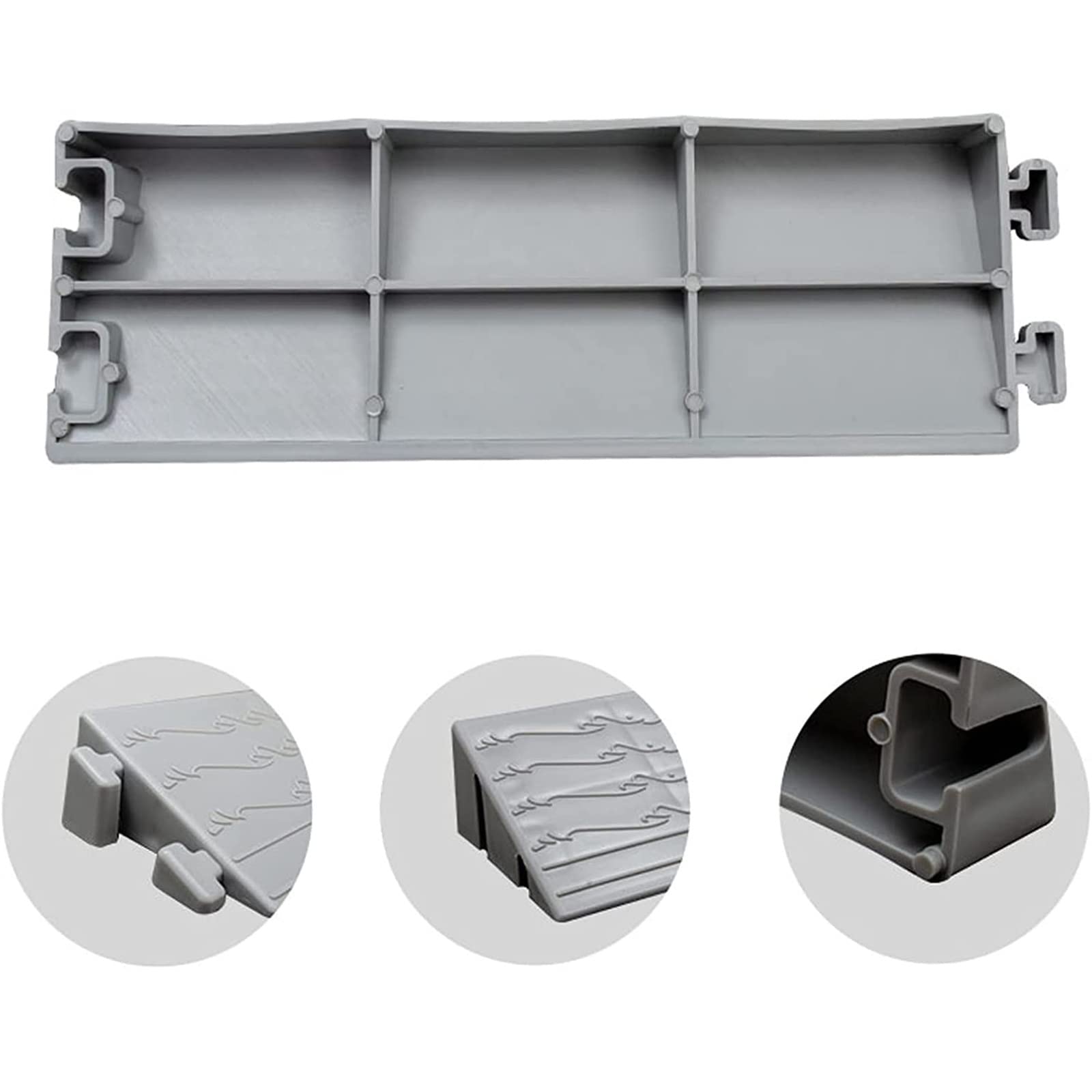 GUNEL 3-6,5 cm di Altezza soglia gradini rampa Rampe per marciapiedi per Porte Rampe Portatili Leggere per sedie a rotelle per marciapiede carraio Sedia a rotelle Skateboard Moto Scooter