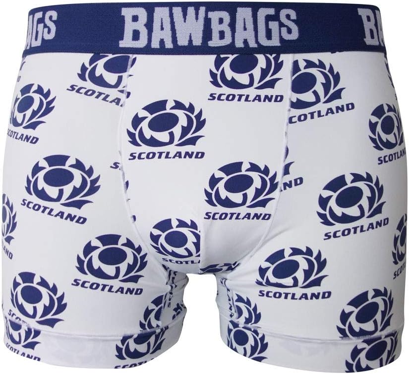 Bawbags Cool De Sacs Scotland Rugby Away Technical Boxer Shorts