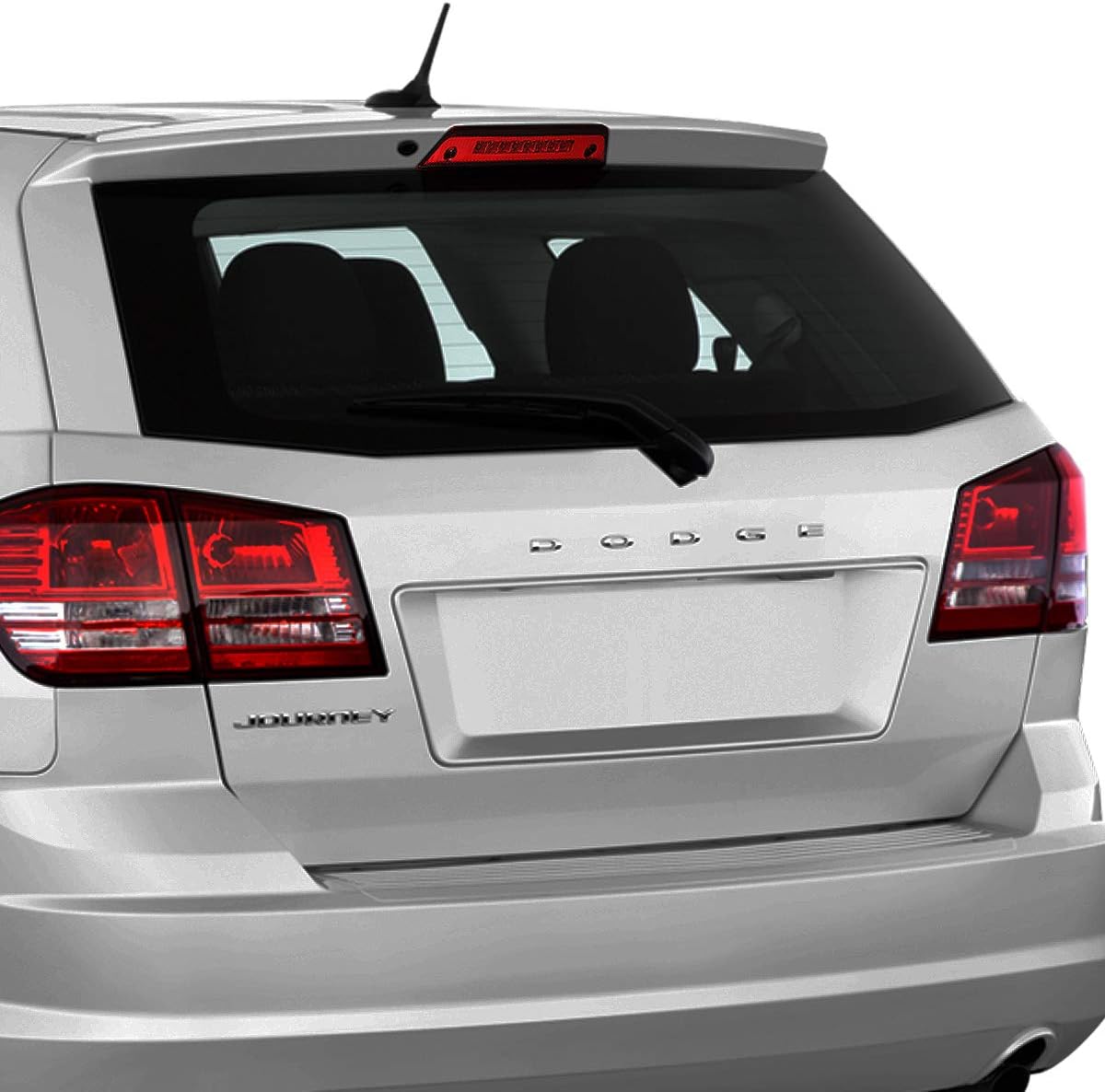 DNA MOTORING 3BL-DJOU09-LED-RD Red Lens LED High Mount 3rd Third Brake Light [Compatible with 10-16 Dodge Journey]